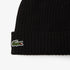 LACOSTE Rib Knit Brushed Wool Beanie Accessories
